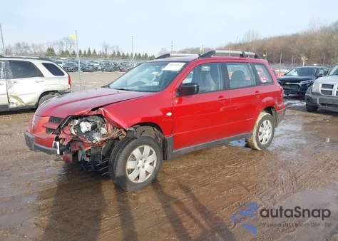 2006 Mitsubishi Outlander Ls from USA, damaged, VIN JA4LX31F96U021633